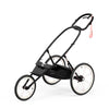 CYBEX Avi best running stroller in Black with Pink details, built for comfort and control.