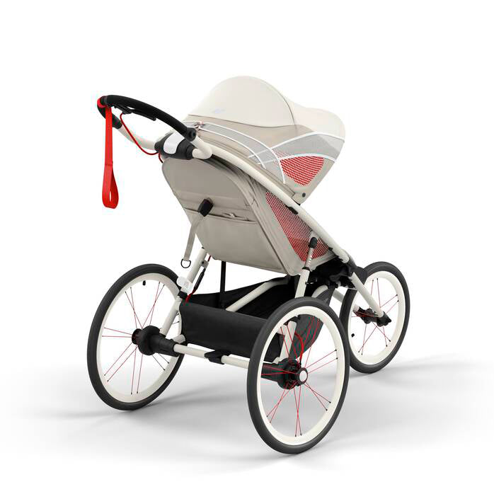CYBEX AVI Bleached Sand jogger stroller for family adventures.