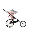 CYBEX Avi best umbrella stroller in Silver Pink with Black and Pink details, combining convenience and functionality.