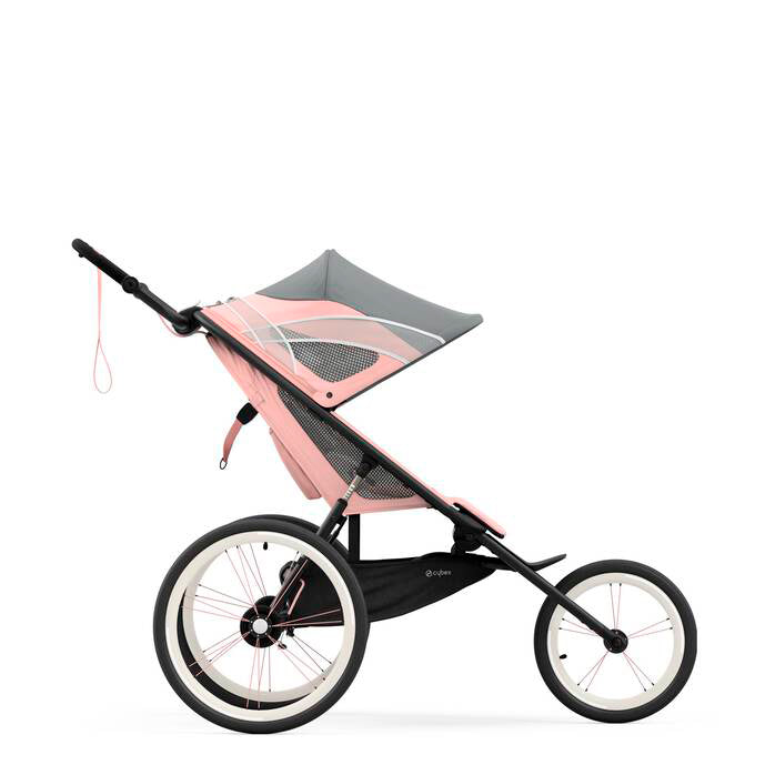 CYBEX AVI Silver Pink stroller jogger with stylish design.