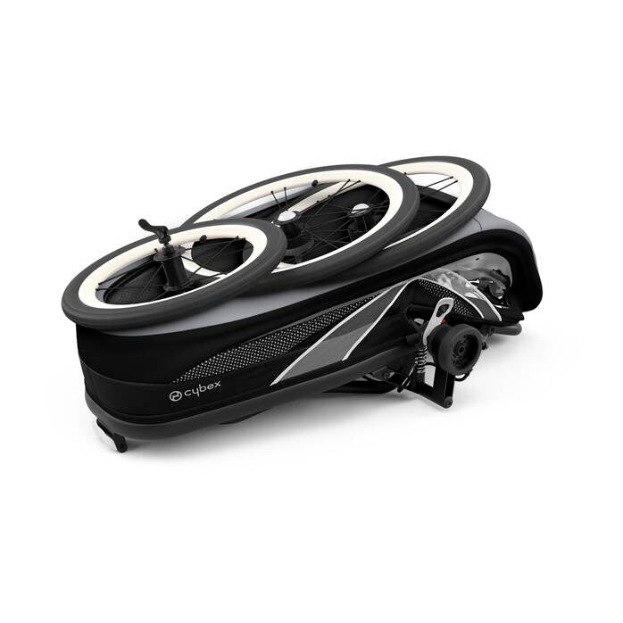 Cybex Zeno baby stroller bike trailer folded