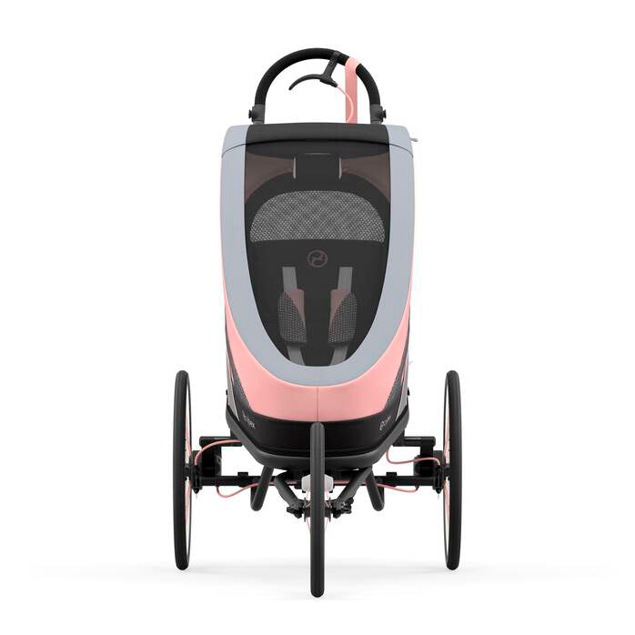 Cybex Pink Zeno child bike trailer stroller