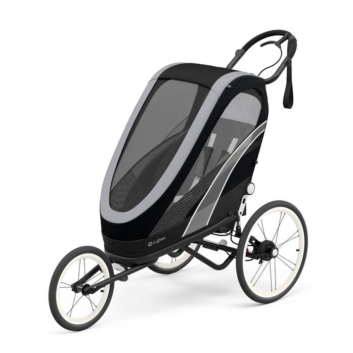 Cybex Zeno black toddler stroller bike carrier