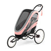 Cybex Zeno pink bike trailer toddler stroller