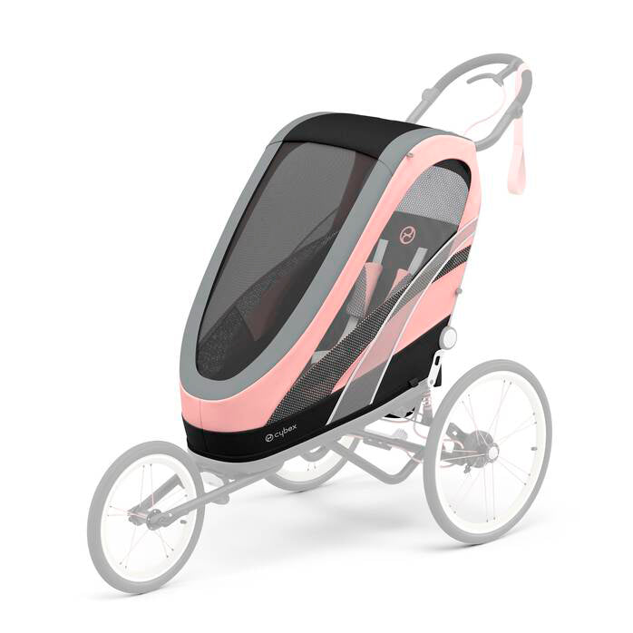 Cybex Zeno pink bike trailer seat