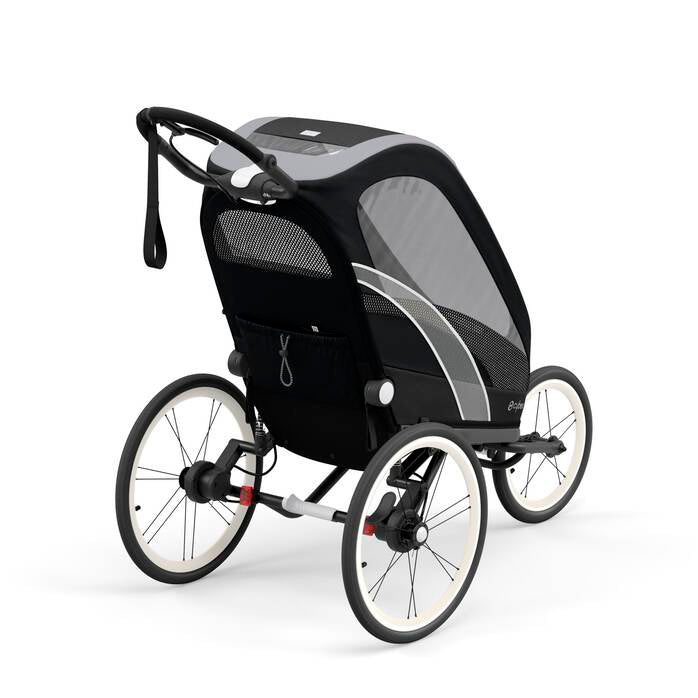 Cybex Zeno black child bike trailer stroller