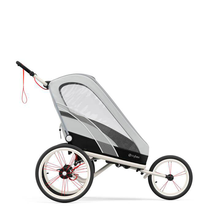 Cybex Zeno grey stroller child bike carrier