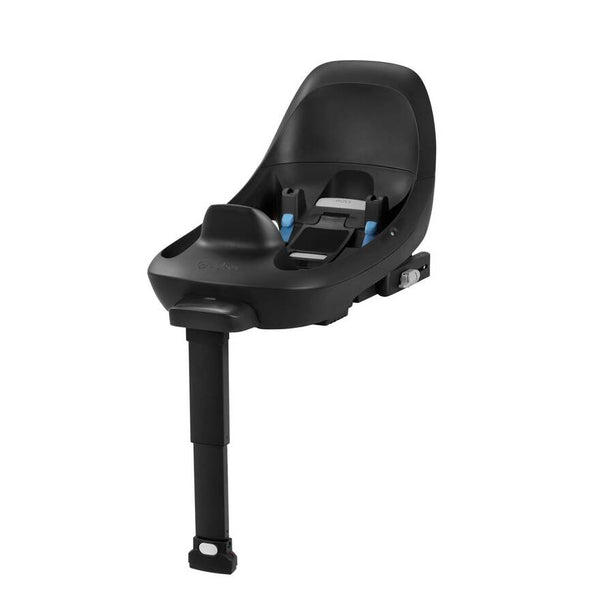 Cybex Cloud G Lux Load Base infant car seat with base in Lux Black, providing easy installation and safety with the car seat base.