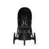 CYBEX AviSpin Moon Black baby stroller for smooth rides.