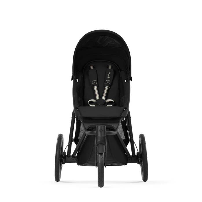 CYBEX AviSpin Moon Black baby stroller for smooth rides.