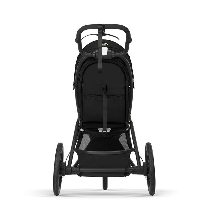 CYBEX AviSpin Moon Black jogging stroller for family adventures.