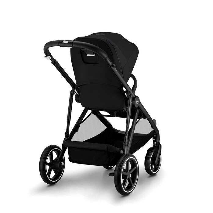 Best stroller for toddlers - Gazelle S in Moon Black, a sleek stroller for everyday use.