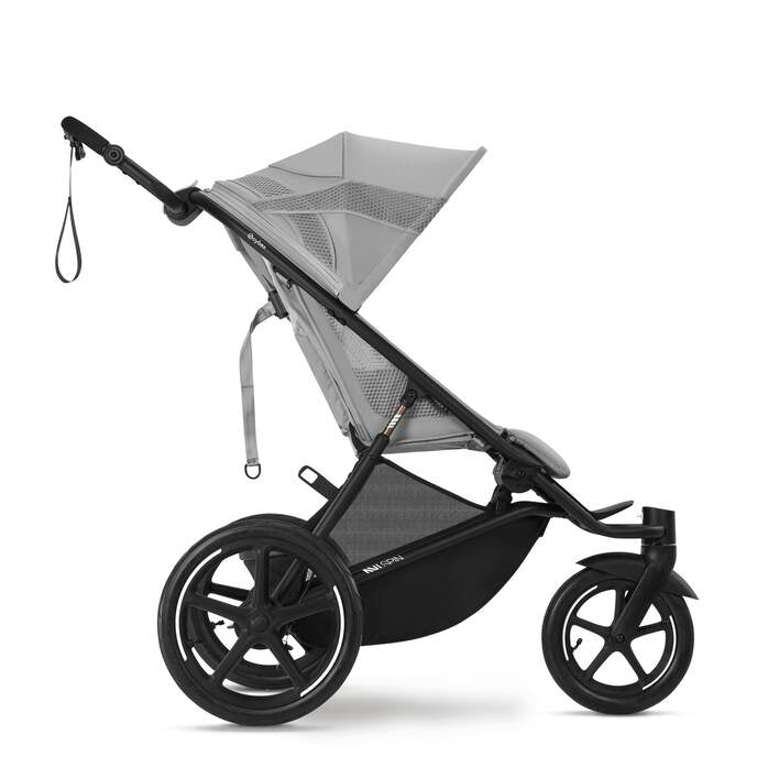 CYBEX AviSpin Fog Grey best lightweight stroller with folding ease.