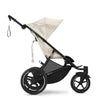 CYBEX AviSpin Seashell Beige toddler stroller with foldable design.