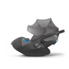 Cybex Cloud T Infant Car Seat in Mirage Grey—infant car seat with base for easy installation.