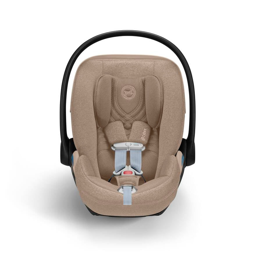 Cybex Cloud T Infant Car Seat in Pink—car seat for infant with superior comfort.