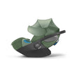 Cybex Cloud T Infant Car Seat in Leaf Green—car seat infant car seat with optimal head support.