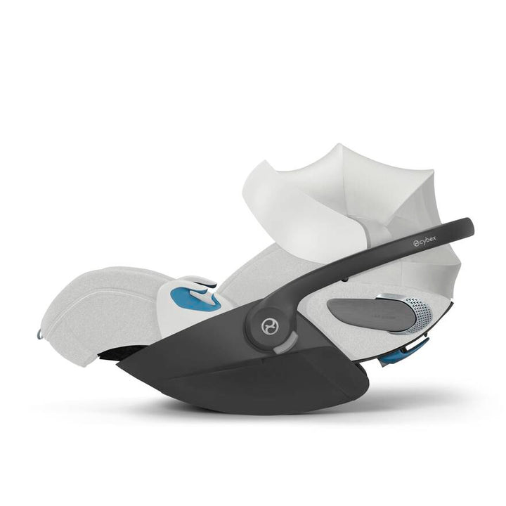 Cybex Cloud T Infant Car Seat in White Ñ how to install infant car seat correctly.