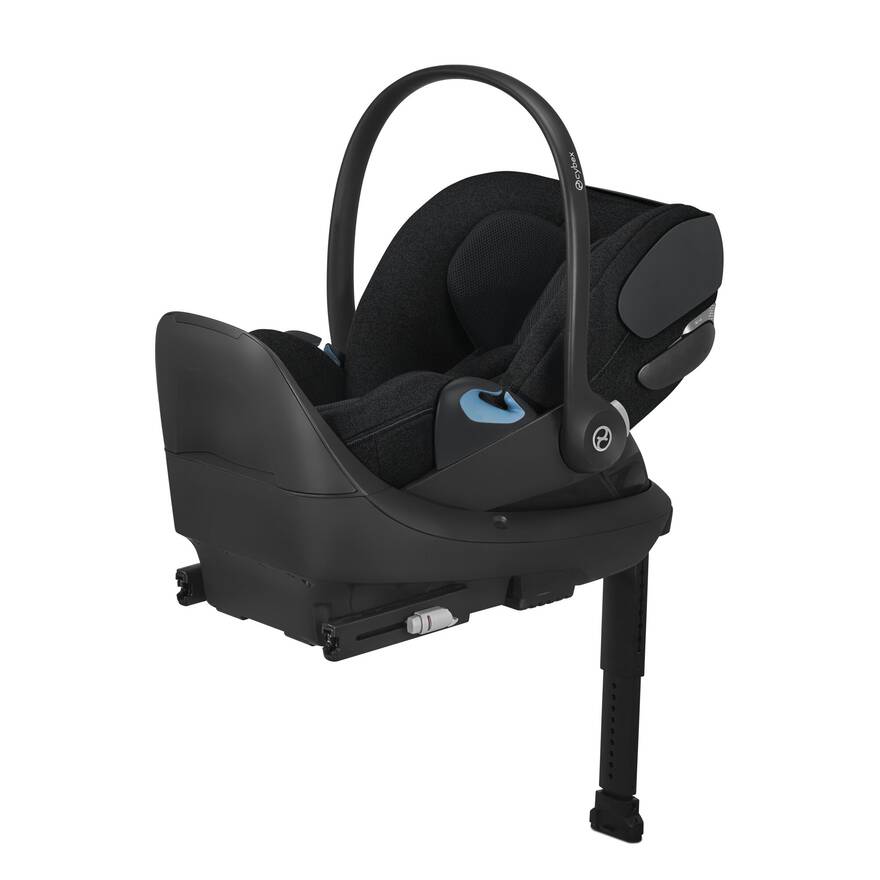 Cybex Cloud T Infant Car Seat in Grey—affordable and safest infant car seat option.