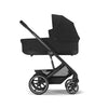 Cybex Cot S in Beige – versatile bassinet stroller and car seat combo for modern families.