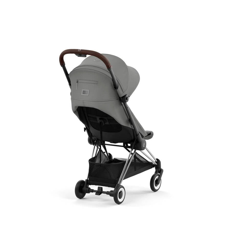 Off White Cybex Coya, the best stroller for traveling parents with ease.