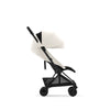 Mirage Grey Cybex Coya stroller, perfect for travel with a stylish twist.