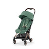 Cybex Coya in Leaf Green, your go-to stroller for traveling by plane with ease.