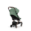 RoseGold + Off White Cybex Coya, an elegant stroller for flying with your infant.