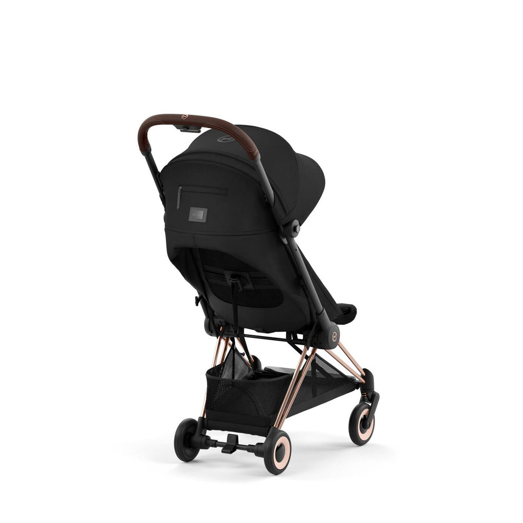 Pink Cybex Coya, the best stroller for airplane travel with ease and style.