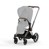 CYBEX e-Priam frame in Brown, a sophisticated and warm-toned stroller frame option.