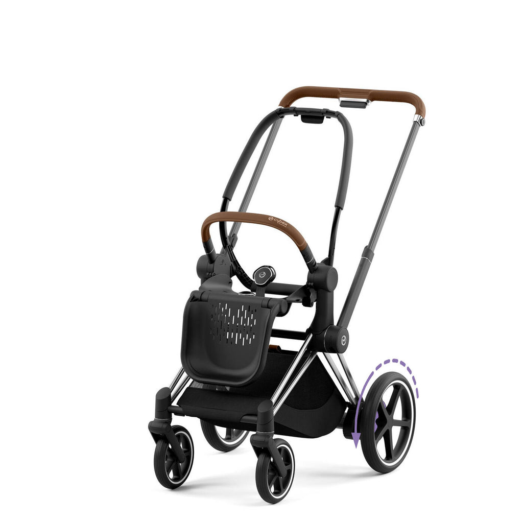 CYBEX e-Priam frame in Black, a must-have for a stylish and functional stroller.