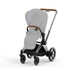 CYBEX e-Priam frame in Brown, a warm-toned frame perfect for modern parents.