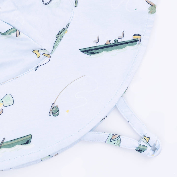 fish and boat summer baby beach hat crafted by angel dear 