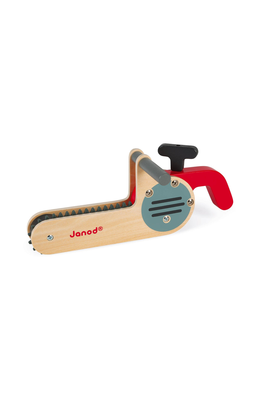 Pretend play Janod Chainsaw for creative fun