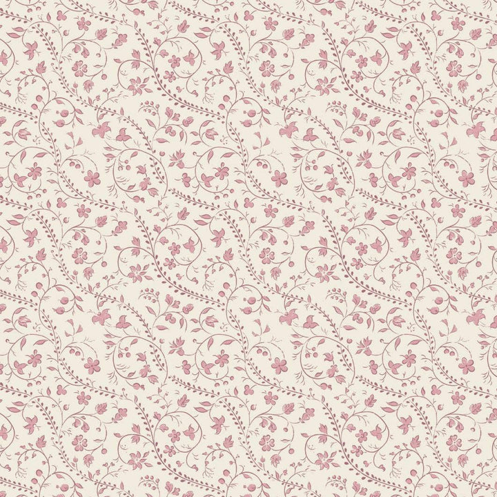 Close up of Little Threads mauve heirloom vine muslin fabric, organic cotton baby blanket with soft breathable texture for swaddling