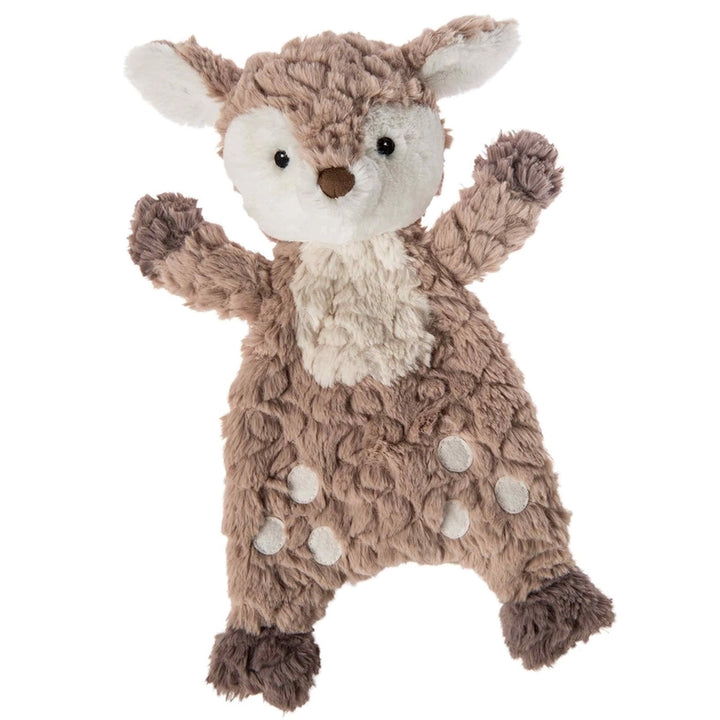 Mary Meyer Putty Nursery Fawn Lovey stuffed animal offering gentle softness for cozy snuggles.