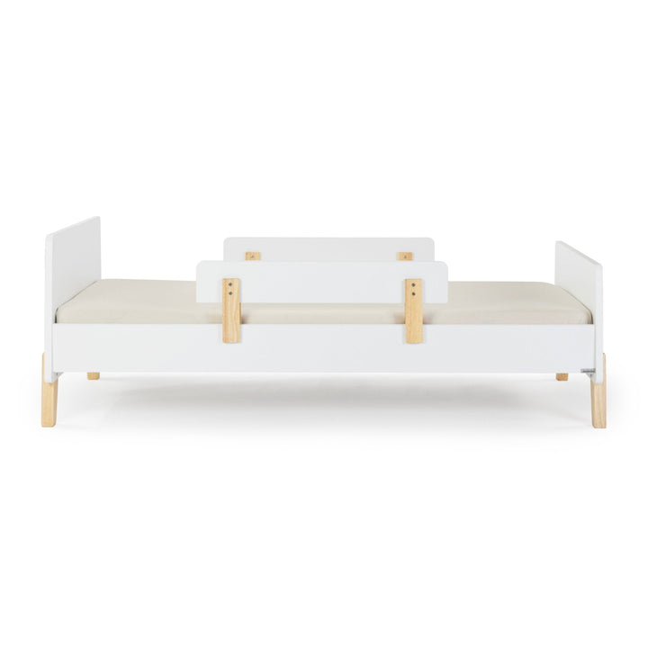 Fun Twin Bed in White + Natural from dadada, fits a standard twin mattress