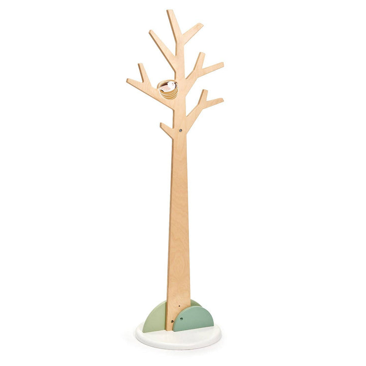 Perfect for playrooms, the Tenderleaf Toys Forest Coat Stand is a Montessori toy that encourages tidy habits.