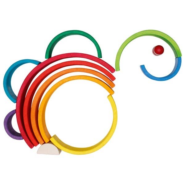 imaginary play rainbow block toy for toddle goki 