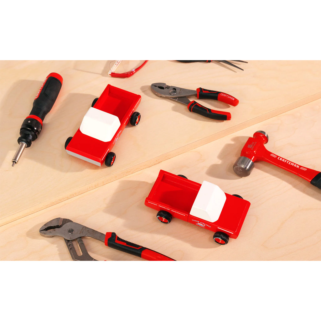 Sleek Candylab car toy, perfect for creative playtime sessions for children.