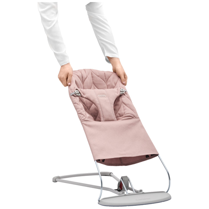 baby girl bouncer, pink babybjorn bouncer with machine washable baby bouncer seat