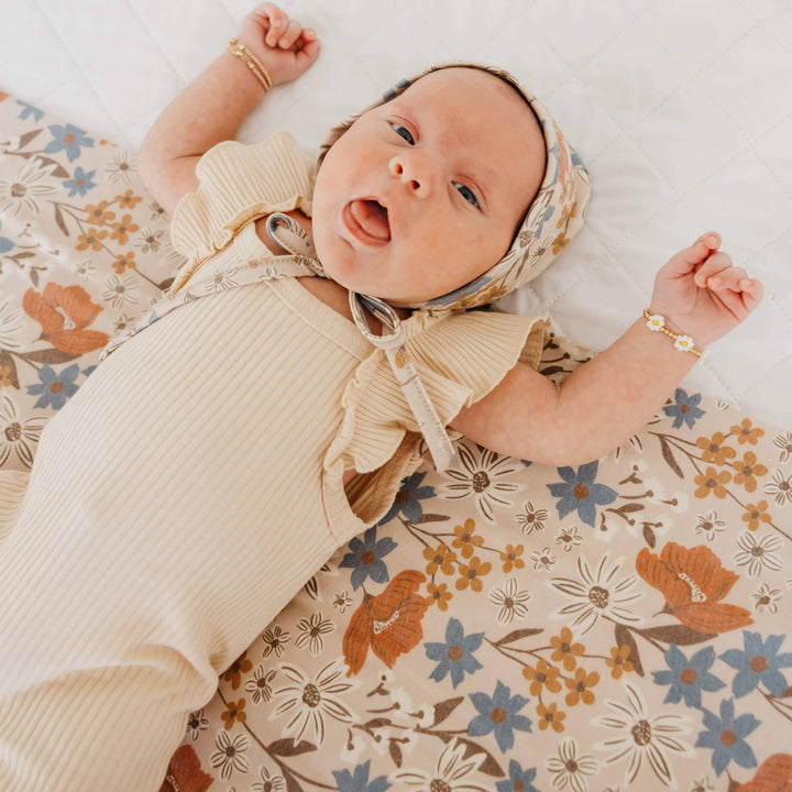Eden knit swaddle by Copper Pearl — best baby blanket for newborns and infants