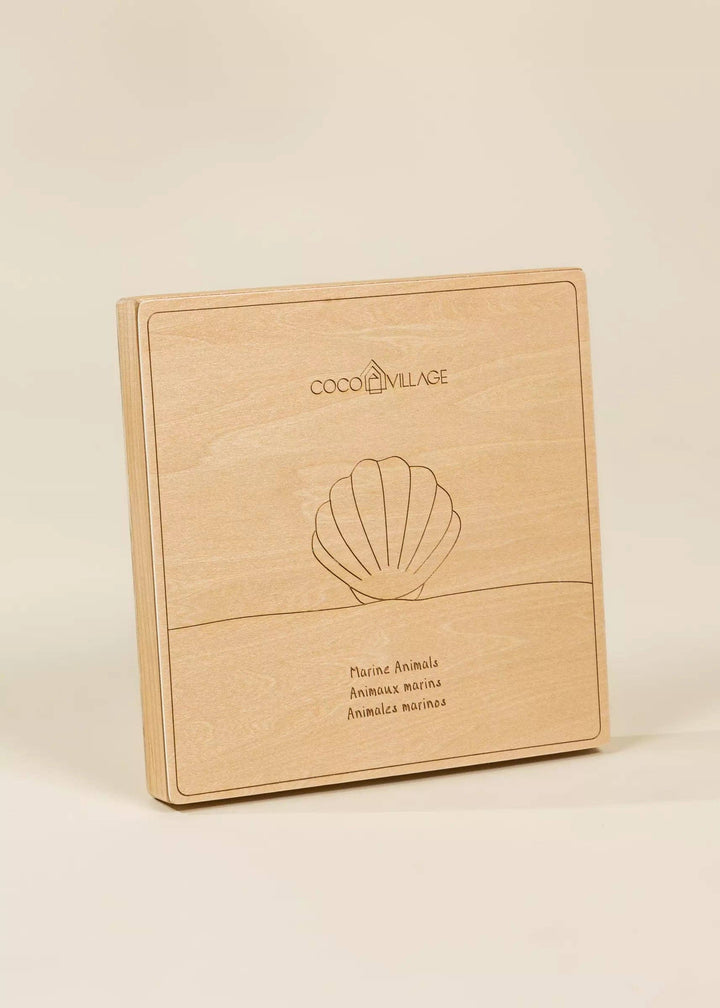 Encourage fine motor growth using the Coco Village Under the Sea Wooden Balance Puzzle in Multicolor, a standout wooden toy.