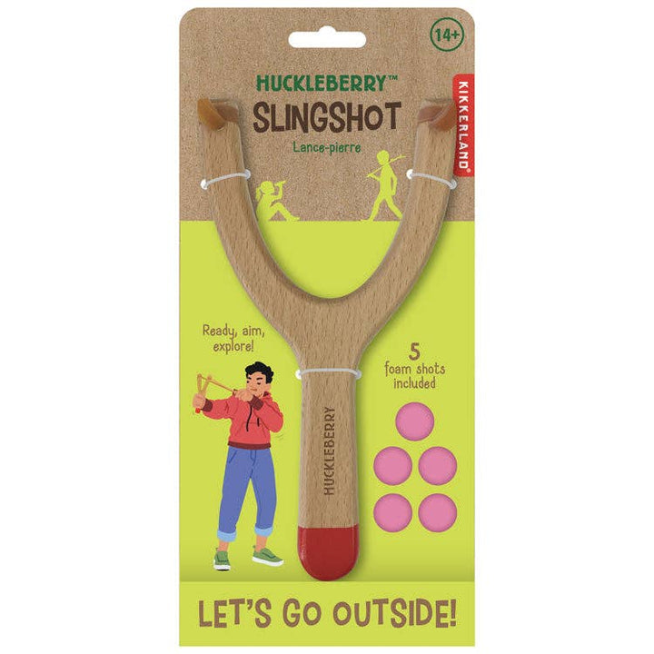 Huckleberry Slingshot children's outdoor toy in package