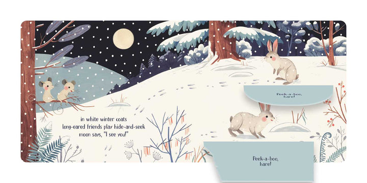 Haiku poem page with woodland creature from Danna Smith children's board book
