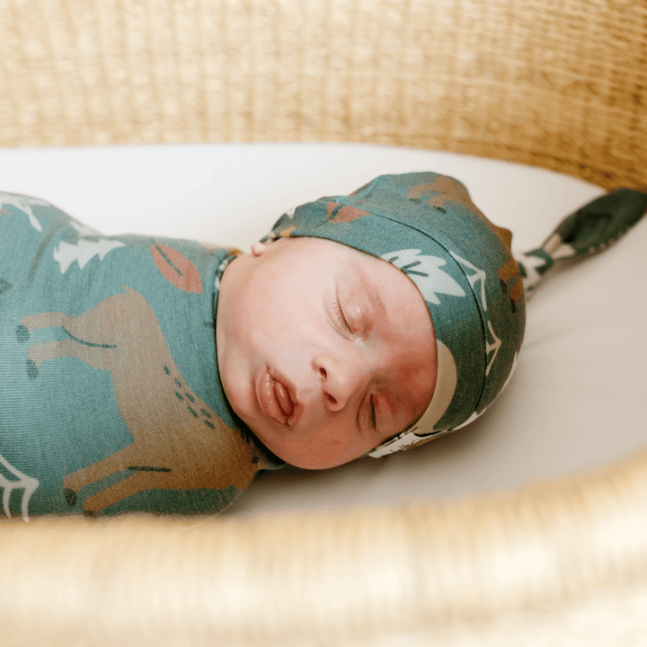 Baby shower gift idea: Copper Pearl Atwood oversized knit swaddle blanket