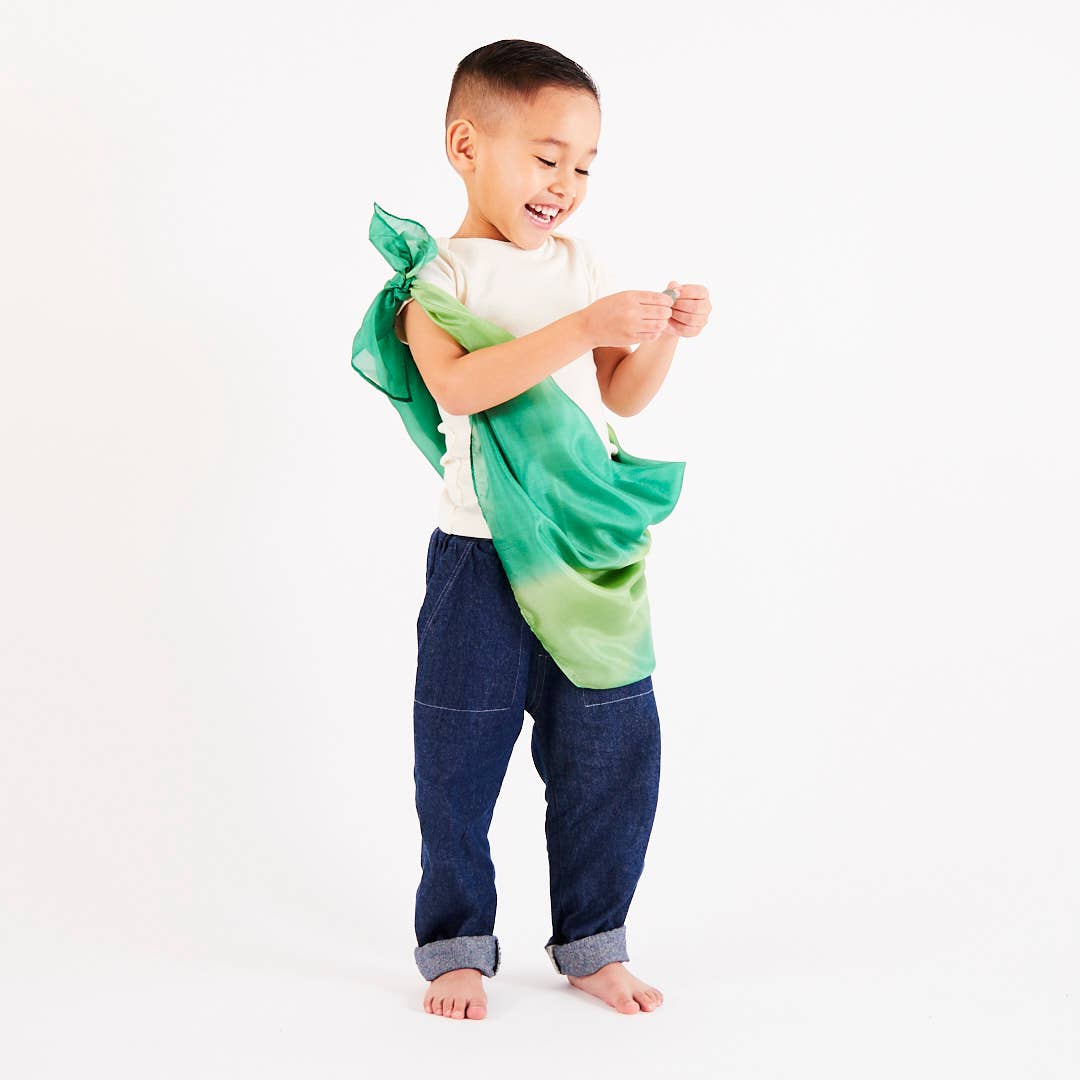 The Sarah’s Silks Earth Playsilk in Ocean is the best pick for storytelling and pretend fun.