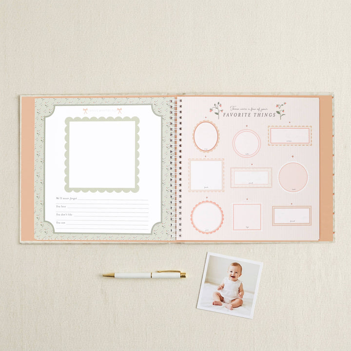 Baby Memory Book | Cottage Garden
