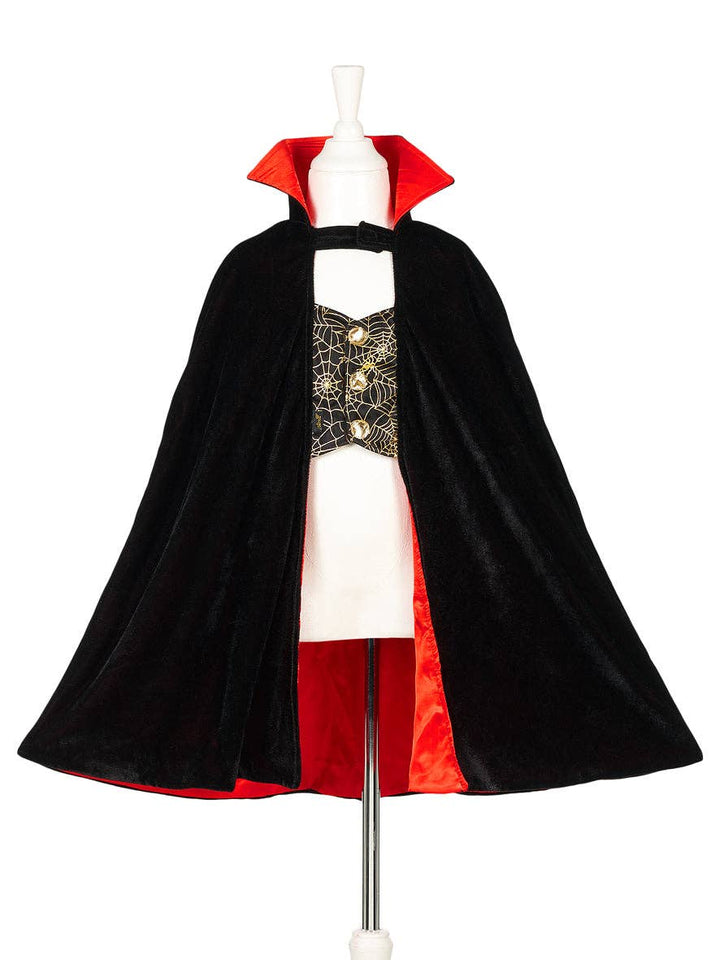 Souza Black Dracula cape with red lining