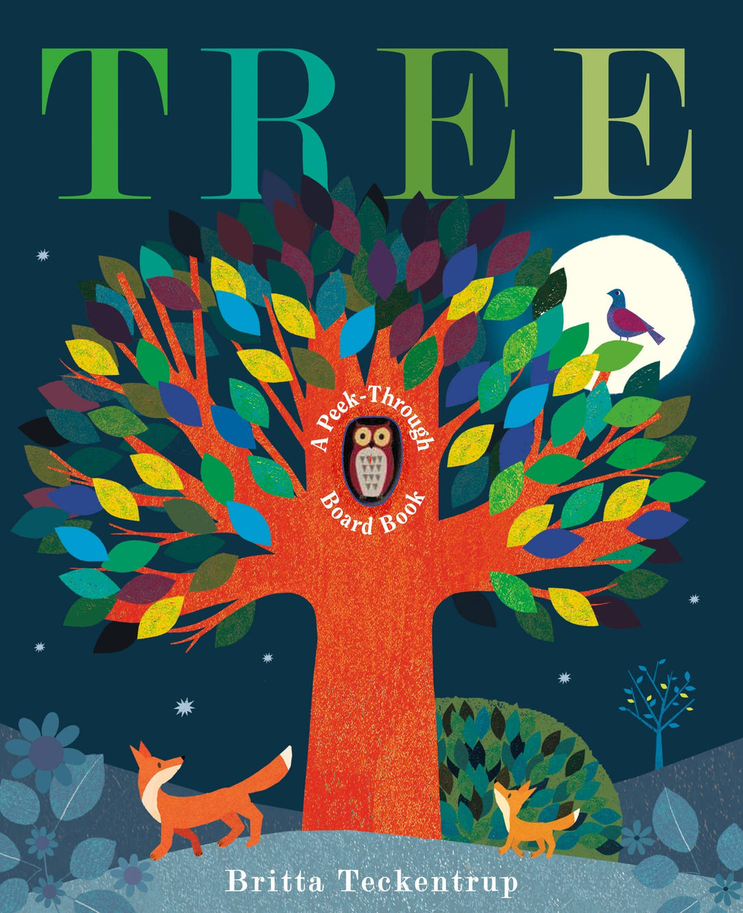 Tree: A Peek-Through Board Book by Britta Teckentrup, Penguin Random House seasons board book